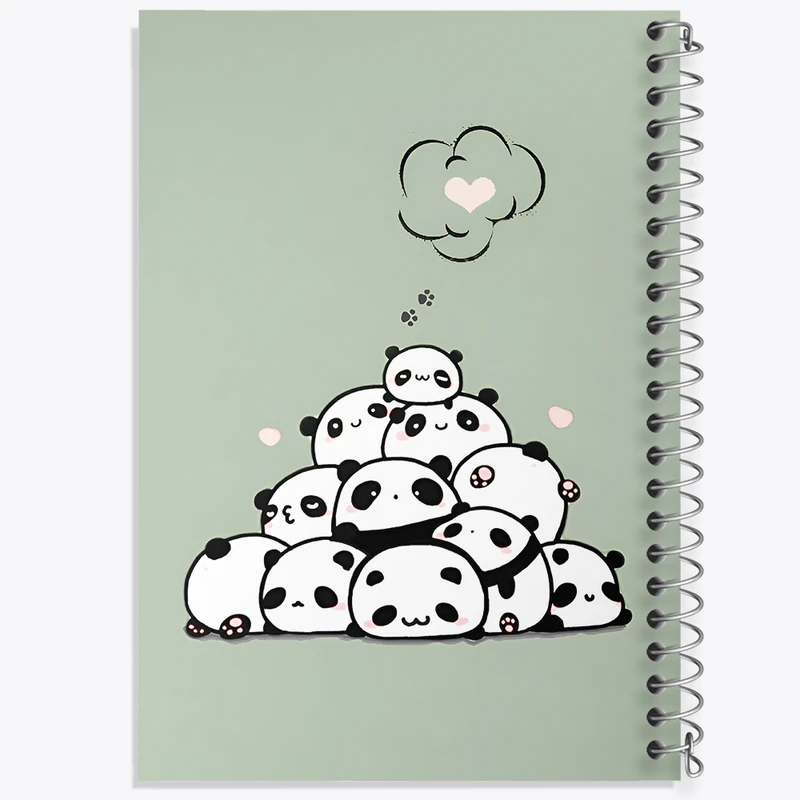 دفتر لیست خرید 50 برگ خندالو طرح پاندا کیوت کد N4114