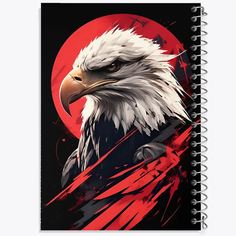 دفتر مشق 100 برگ خندالو طرح عقاب کد N4636