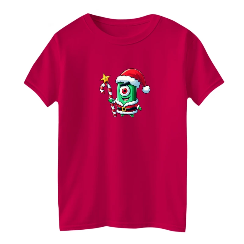 تی شرت آستین کوتاه بچگانه مدل کریسمسی کد 02