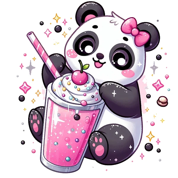 استیکر پارچه و لباس پاد آفرین طرح پاندا کد 2354