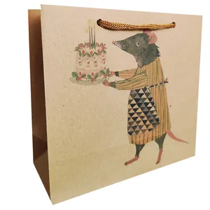 پاکت هدیه مدل موش و کیک تولد