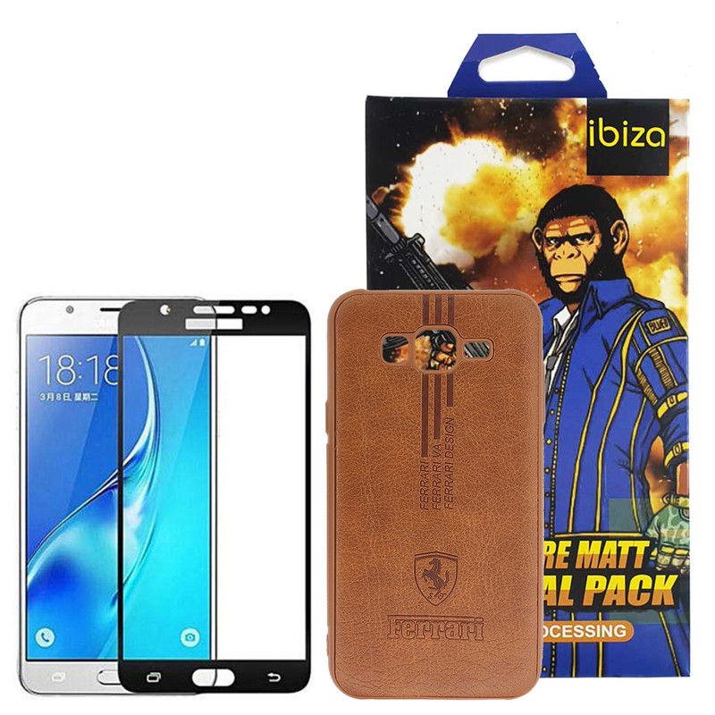 کاور ایبیزا مدل IBI9_CFRE مناسب برای گوشی موبایل سامسونگ Galaxy J5 2015 به همراه محافظ صفحه نمایش