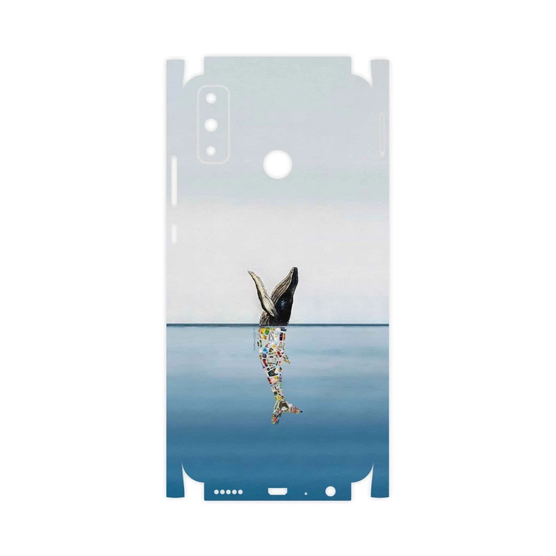 برچسب پوششی ماهوت مدل Collage of Sea Trash-FullSkin مناسب برای گوشی موبایل هوآوی Y8s