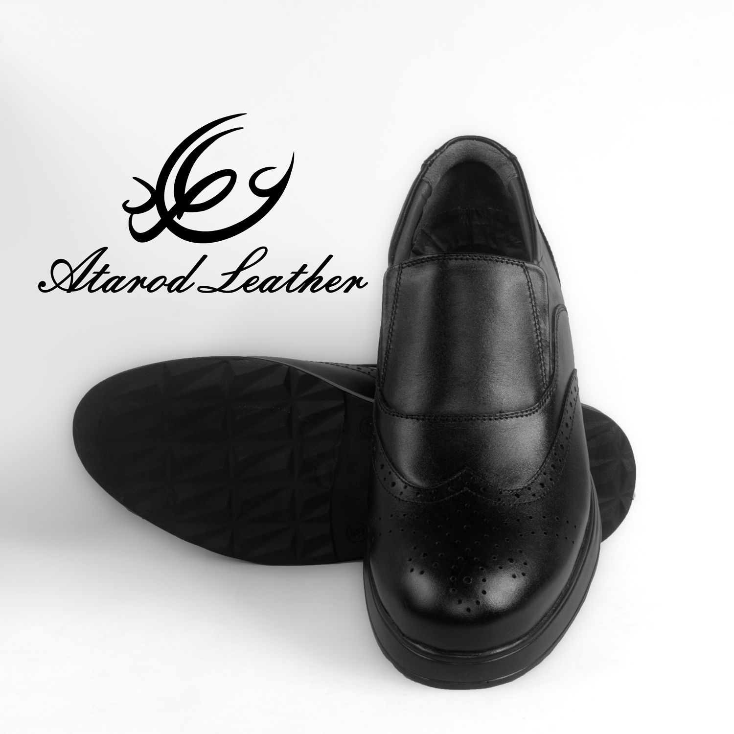 کفش روزمره مردانه چرم عطارد مدل چرم طبیعی کد SH61 -  - 10