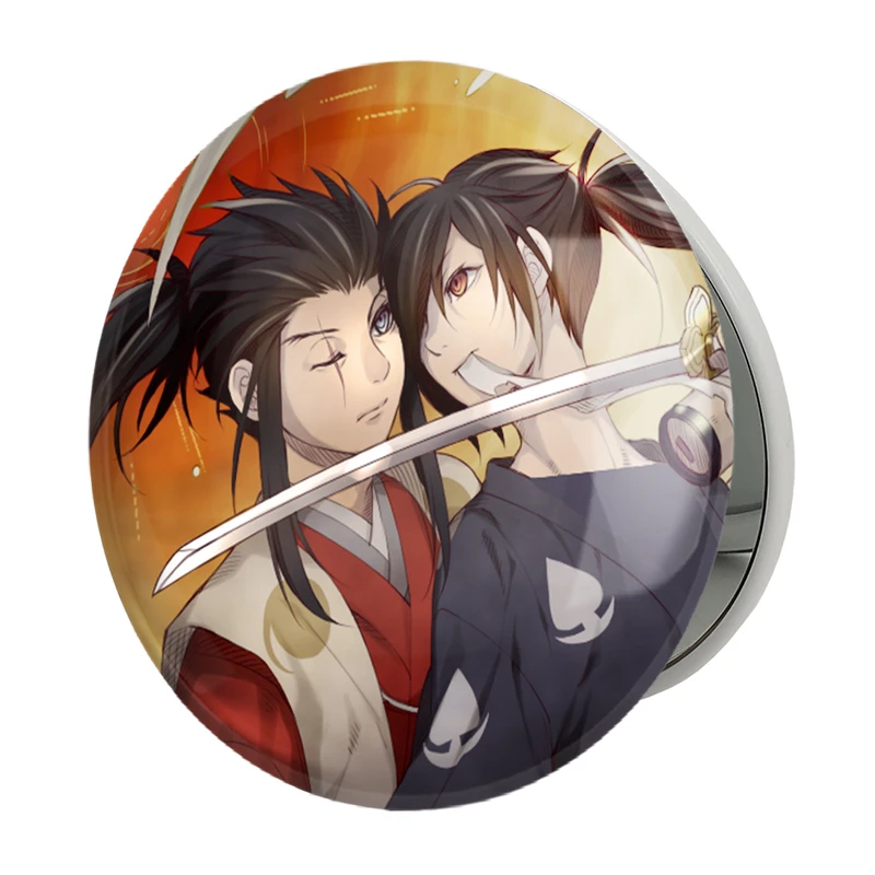 آینه جیبی خندالو طرح هیاکیمارو و تاهومارو انیمه دورورو مدل تاشو کد 33580