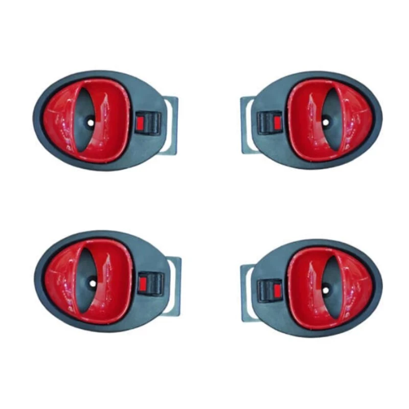 دستگیره درب داخلی فلزی خودرو کد 1375 مناسب برای کوییک بسته 4 عددی