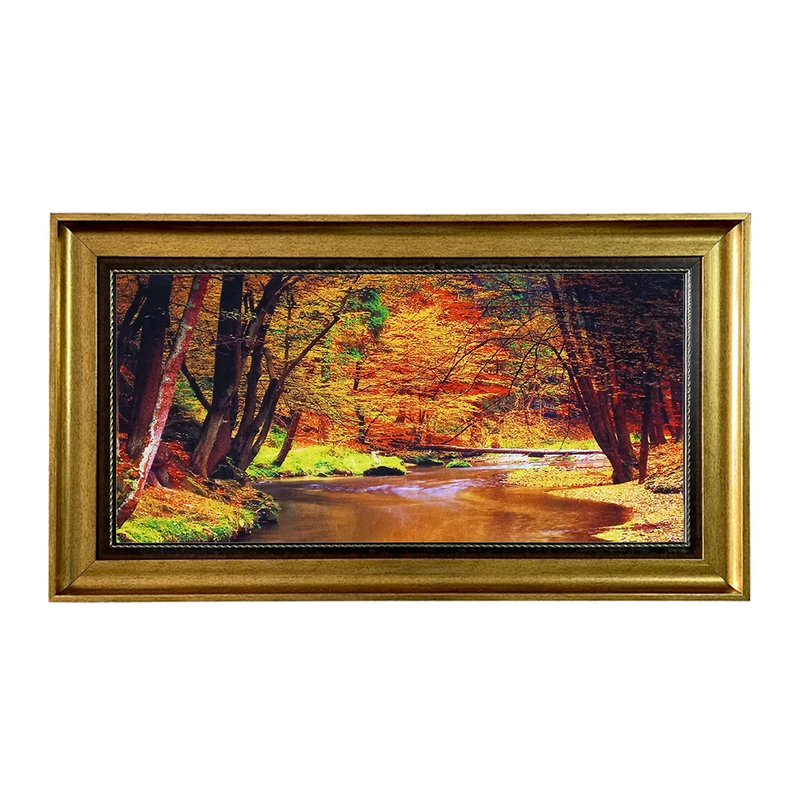 تابلو فرش ماشینی طرح دستبافت مدل پاییز کد 7893