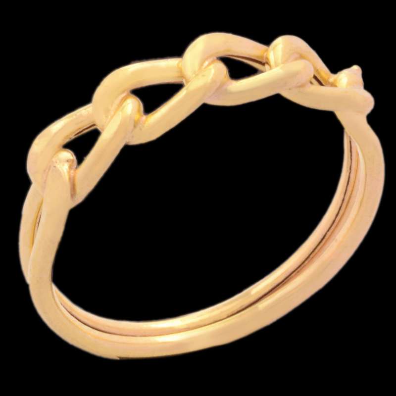 انگشتر طلا 18 عیار زنانه طلای مستجابی مدل کارتیر کد CR54