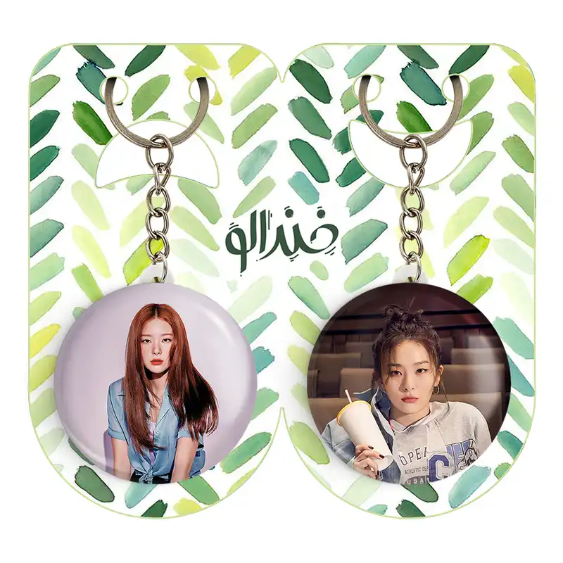 جاکلیدی خندالو مدل سولگی گروه رد ولوت Red Velvet کد 1962919625 مجموعه 2 عددی