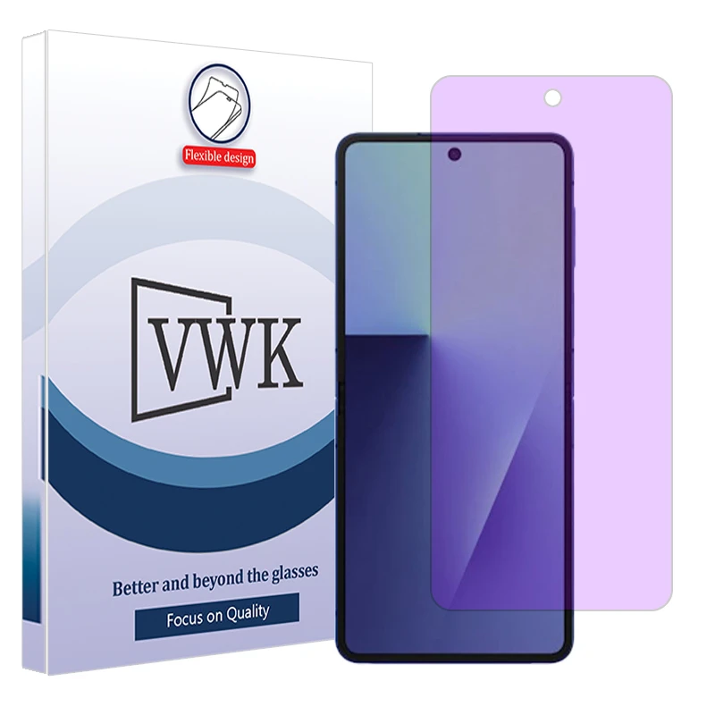 محافظ صفحه نمایش آنتی پرپل وی دبلیو کی مدل Eye care مناسب برای گوشی موبایل سامسونگ Galaxy Z Flip7