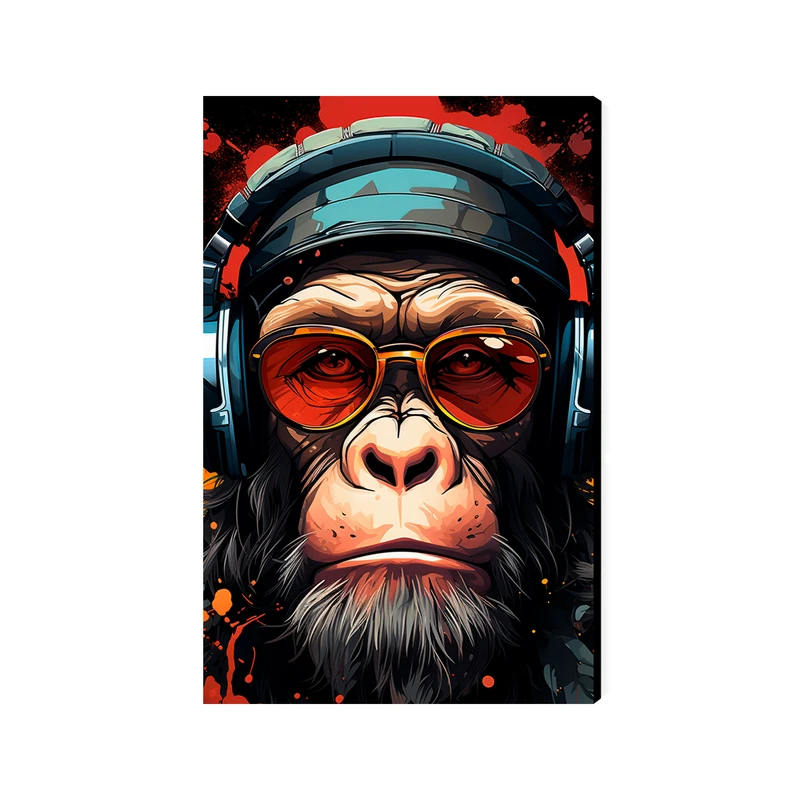 تابلو شاسی عرش مدل فانتزی میمون کد As4419