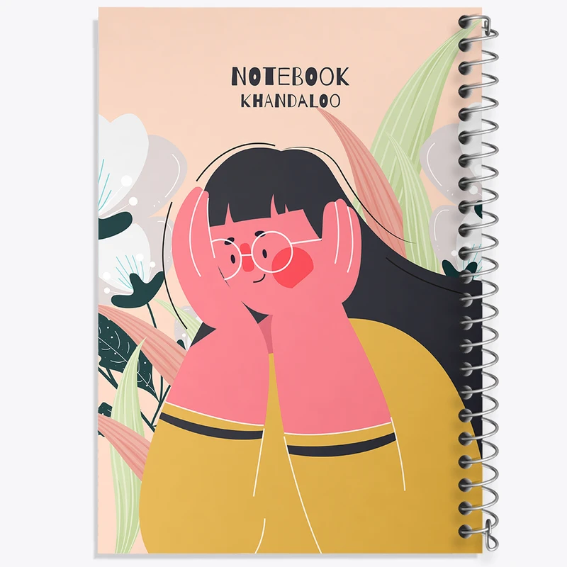 دفتر لیست خرید 50 برگ خندالو طرح دخترانه کد N1186