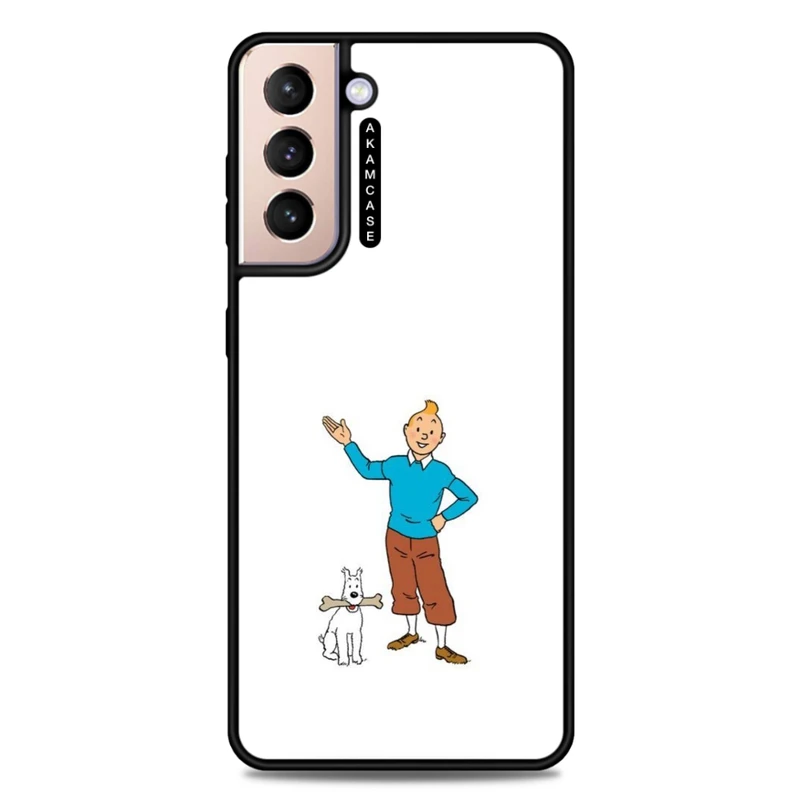 کاور آکام مدل AMC-WSGS21P-TINTIN-10 مناسب برای گوشی موبایل سامسونگ Galaxy S21 Plus