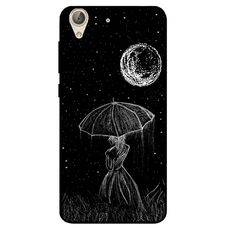 کاور مگافون طرح دختر و ماه مدل 1369 مناسب برای گوشی موبایل آنر 5A       