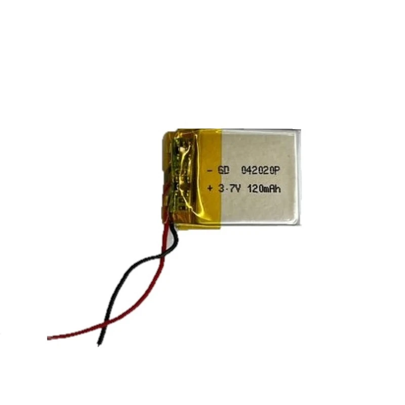 باتری لیتیومی مدل 042020P ظرفیت 120 میلی‌آمپرساعت