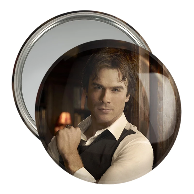 آینه جیبی خندالو مدل دیمون خاطرات یک خون آشام The Vampire Diaries  کد 20269