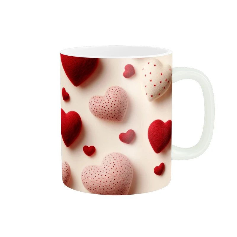 ماگ پاد آفرین طرح قلب کد 4657