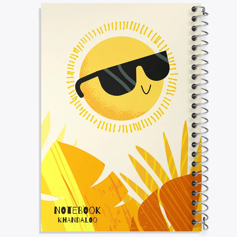 دفتر نت موسیقی 50 برگ خندالو مدل خورشید کیوت کد N974