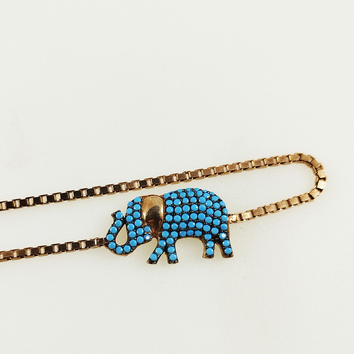 دستبند نقره زنانه سلین کالا مدل فیل کد 25  -  - 2