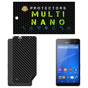 Multi Nano X-SFC Screen Protector For Sony Xperia C4 with back skin