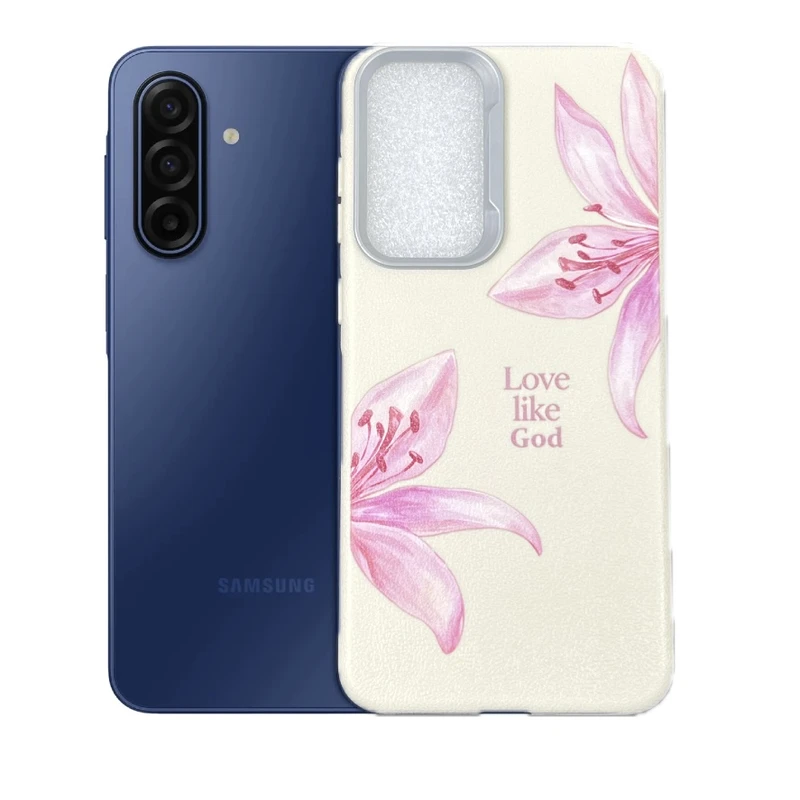 کاور طرح گل سوسن مناسب برای گوشی موبایل سامسونگ Galaxy A17