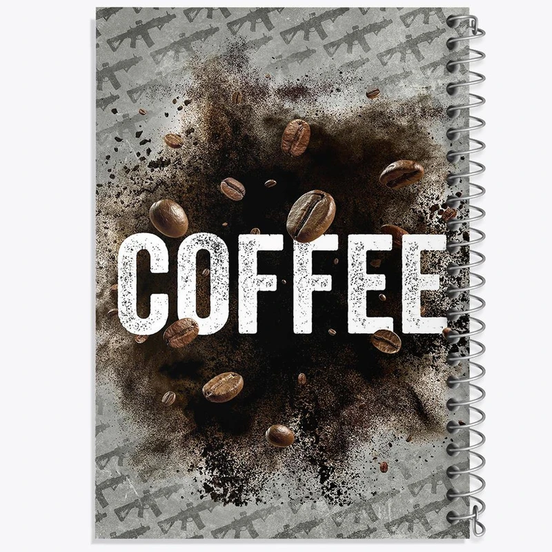 دفتر مشق 50 برگ خندالو مدل کافی شاپ قهوه کد 27525