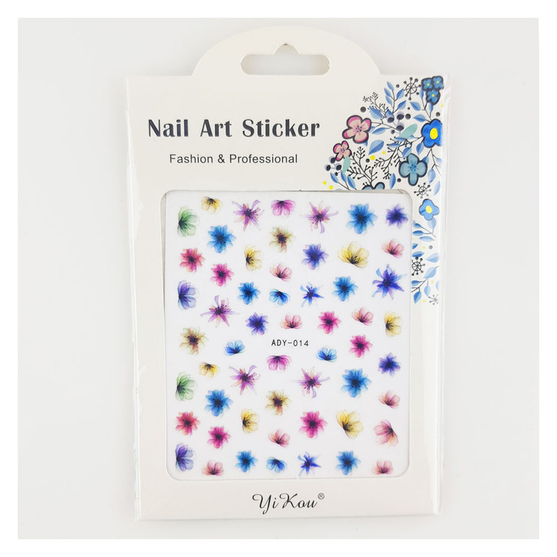 استیکر طراحی ناخن مدل 014