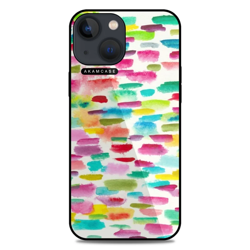 کاور آکام مدل AMC-WA13M-WATER COLOR-4 مناسب برای گوشی موبایل اپل iPhone 13 Mini