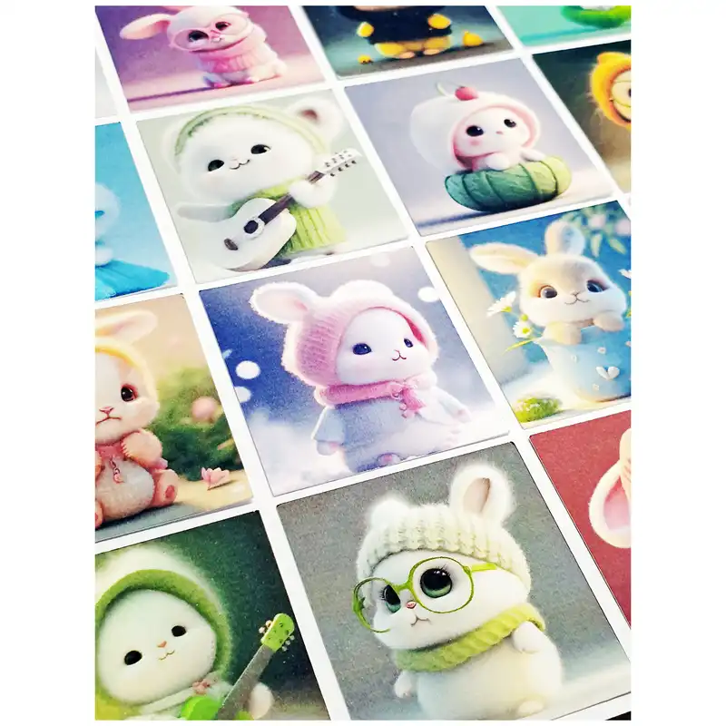 کاغذ رنگی طرح Cute Bunnies مدل بولت ژورنال کد 19 مجموعه 20 عددی