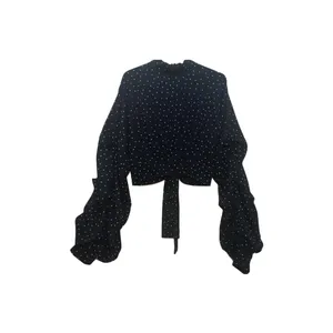 بلوز آستین بلند زنانه مدل آبشاری M.EXCEL1222