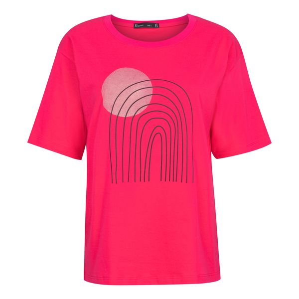 تی شرت آستین کوتاه زنانه باینت مدل 2261791 رنگ صورتی