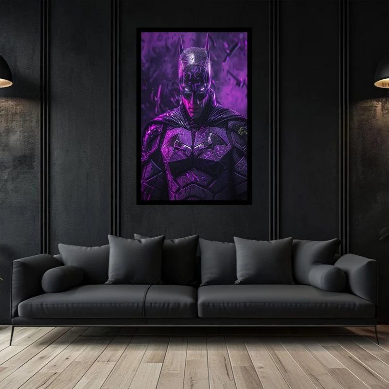 تابلو بکلیت طرح نقاشی و هنر دیجیتال شخصیت سینمایی بتمن مدل B-bu2741