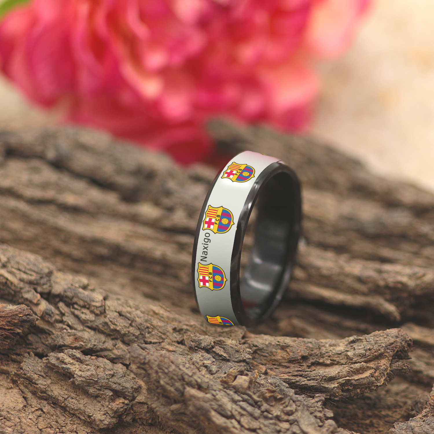 انگشتر ناکسیگو طرح بارسلونا مدل RG5291