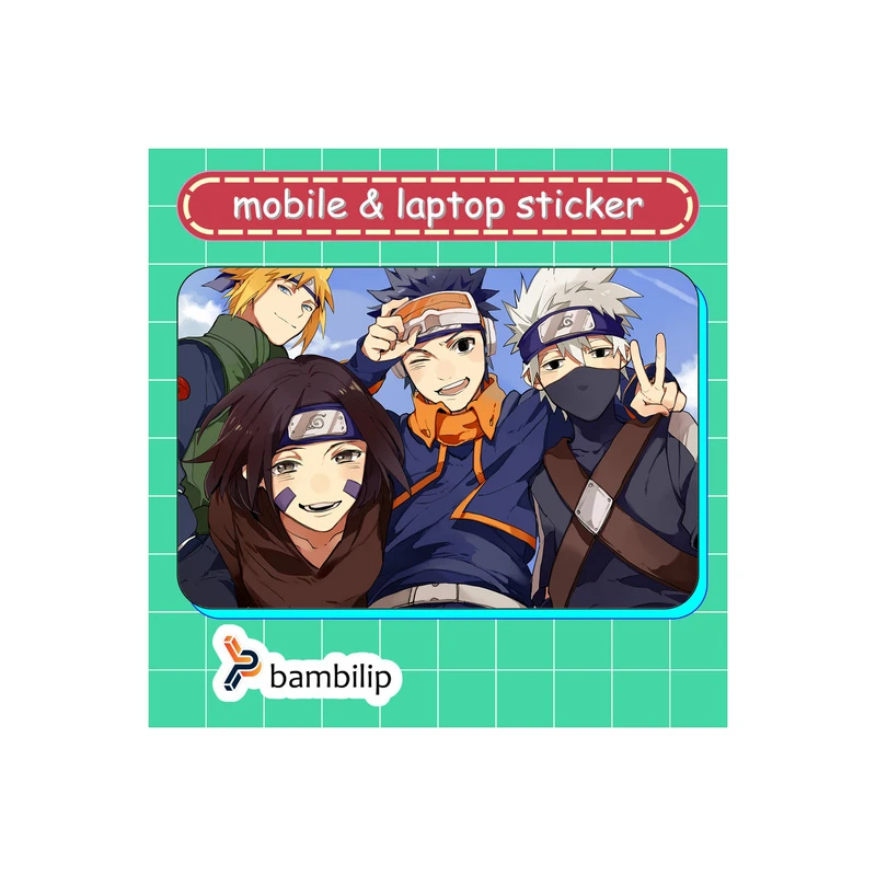 استیکر بامبیلیپ مدل کارت عابر طرح انیمه ناروتو کد 7343410