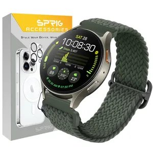 Sprig Braided solo strap suitable for Samsung Galaxy Watch 4/5/6/7/FE size 40/43/44/46/47mm