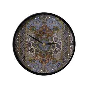 ساعت دیواری مدوپد طرح فرش قم مدل C-Ghom010