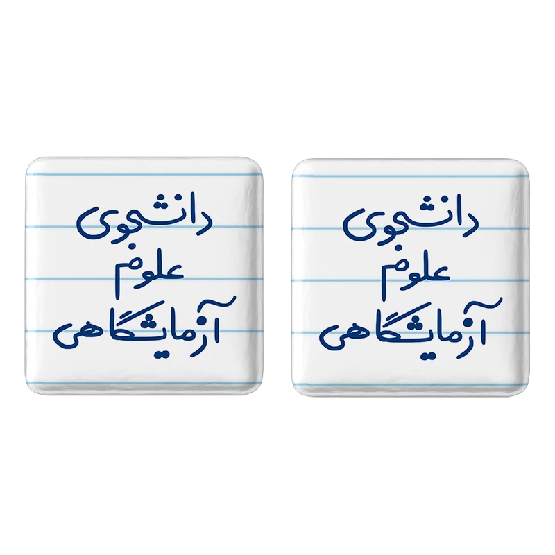 مگنت خندالو مدل دانشجوی علوم آزمایشگاهی کد 6629 مجموعه 2 عددی
