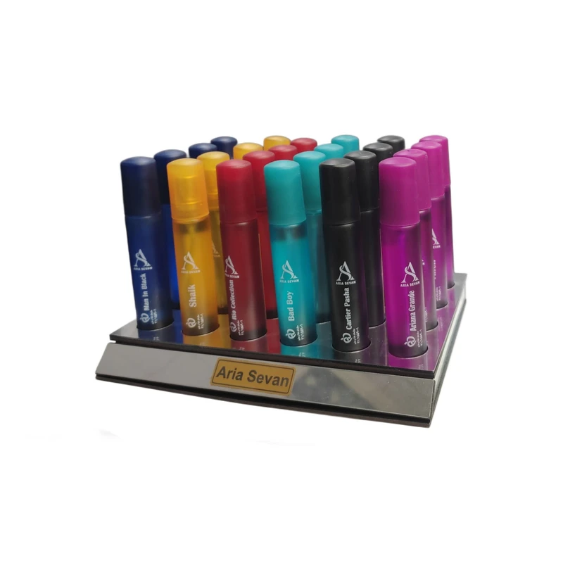 عطر آریاسون مدل جیبی با رایحه مختلف حجم 25 میلی لیتر بسته 24 عددی