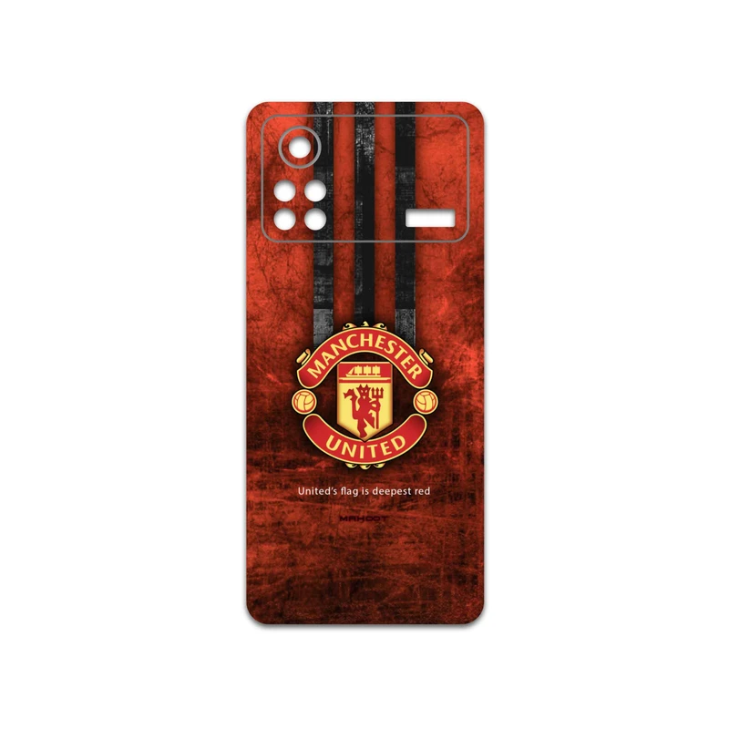 برچسب پوششی ماهوت مدل Manchester-United مناسب برای گوشی موبایل شیائومی Poco X4 Pro 5G