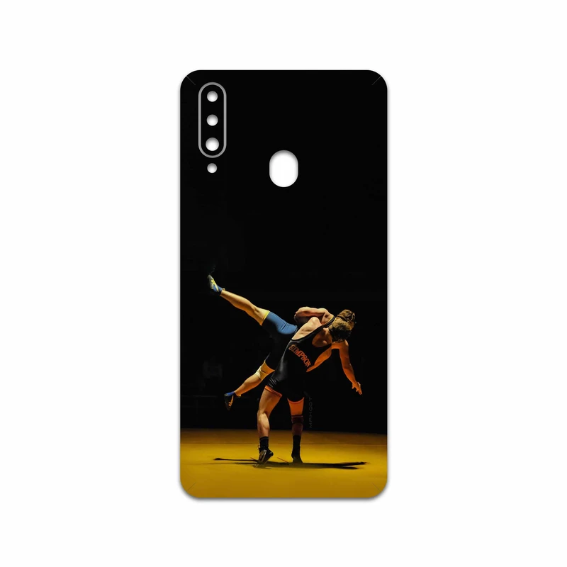برچسب پوششی ماهوت مدل Wrestling مناسب برای گوشی موبایل سامسونگ Galaxy A20s