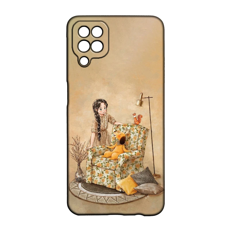 کاور طرح دخترانه کد 301 مناسب برای گوشی موبایل سامسونگ Galaxy A12 / M12 / F12