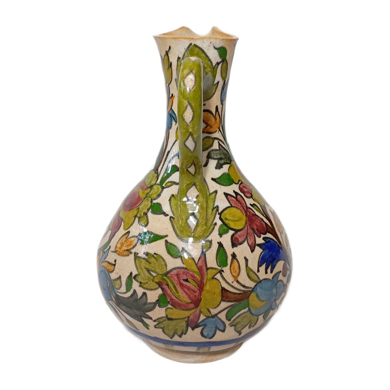 پارچ سنتی طرح گل و مرغ کد 012