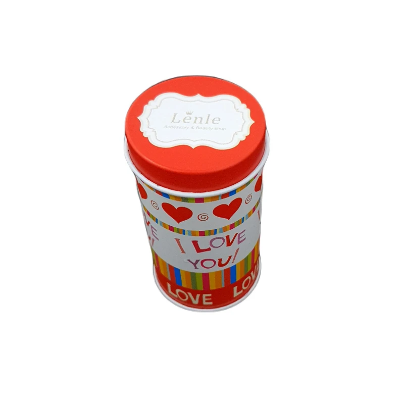 جعبه دکوری مدل قوطی فلزی طرح Love کد 3