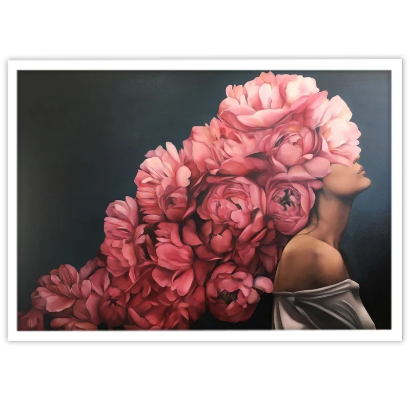 تابلو بکلیت طرح مدرن فانتزی گل مدل W-15274 