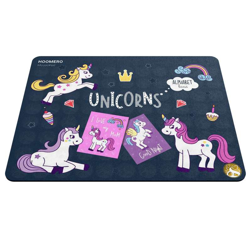 ماوس پد هومرو مدل A5853 طرح یونیکورن