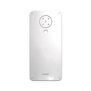 MAHOOT Metallic-White Cover Sticker for Nokia 5.3