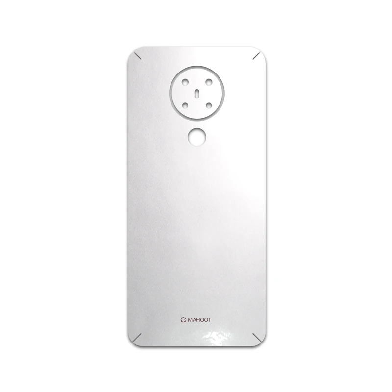 برچسب پوششی ماهوت مدل Metallic-White مناسب برای گوشی موبایل نوکیا 5.3