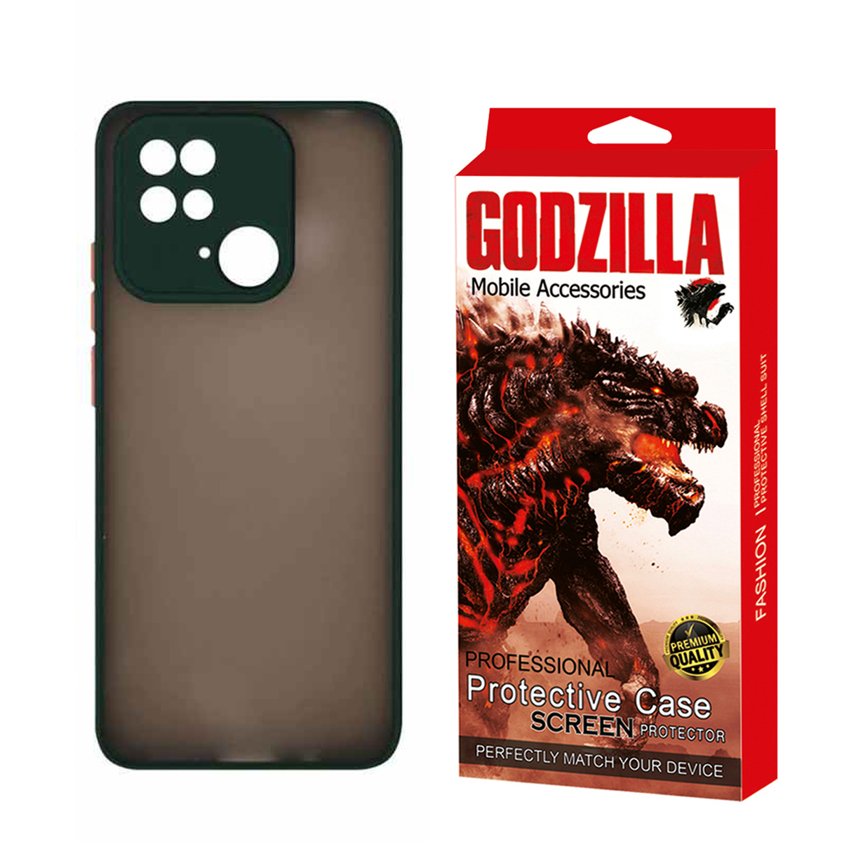 کاور گودزیلا مدل PML مناسب برای گوشی موبایل شیائومی Redmi 10C / Poco C40