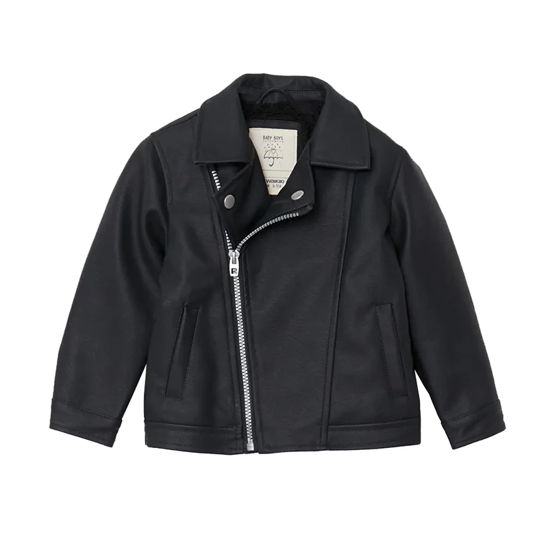 کت چرم پسرانه ال سی وایکیکی مدل W20863Z1