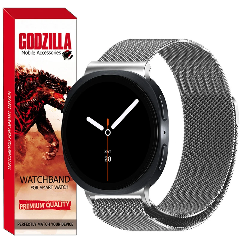 بند گودزیلا مدل Milanese-W8 مناسب برای ساعت هوشمند سامسونگ Galaxy Watch 8 Classic 46MM